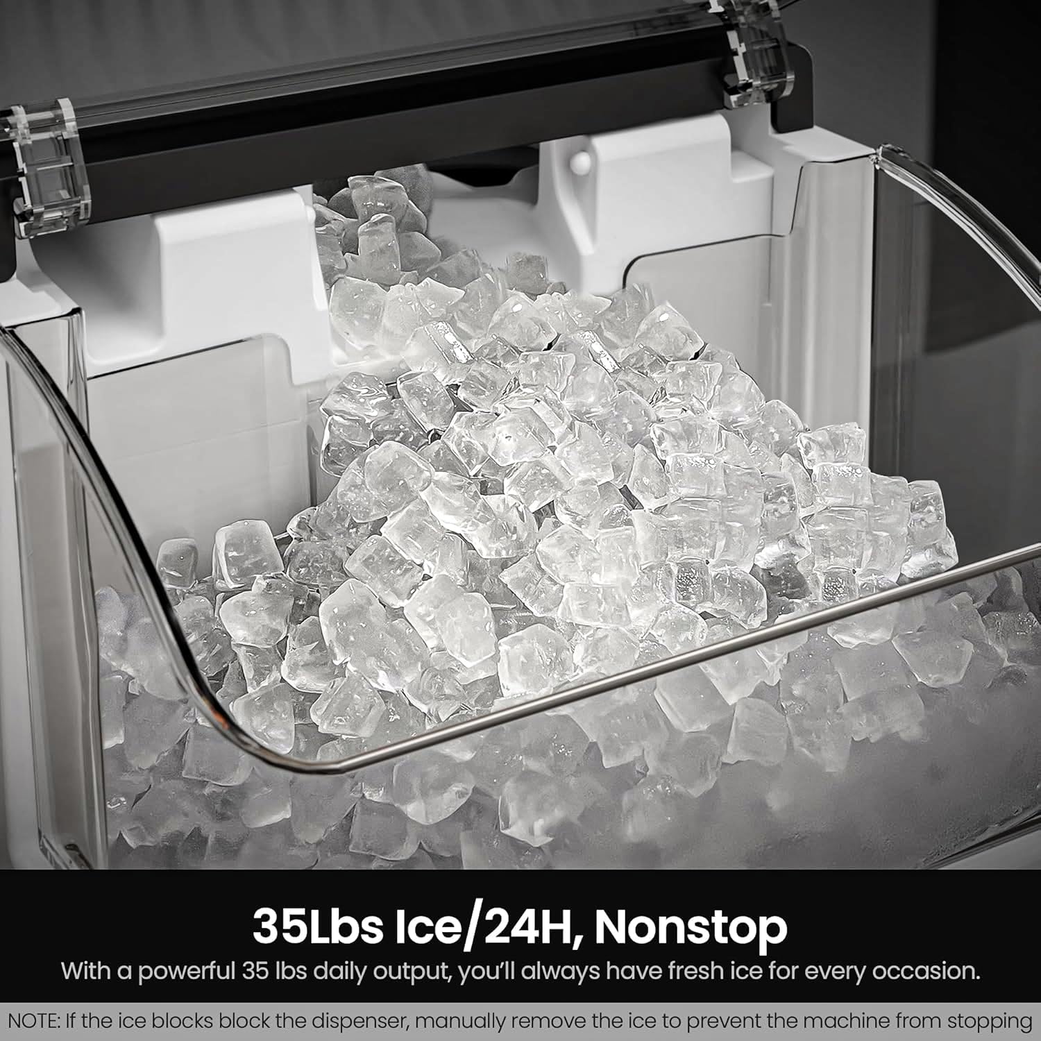 Nugget Sonic Ice Maker Stainless Steel Z5815NB - Image 2