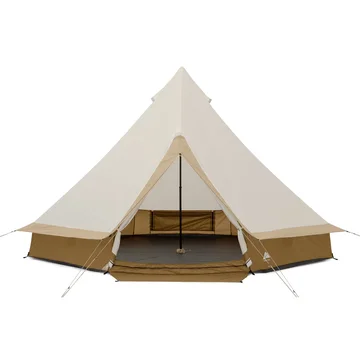 Ozark Trail 15' x 15' 8-Person Bell Tent with String Lights, 22.57 lbs