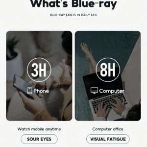 Reading Glasses with Enhanced Lenses for Blue Light Blocking