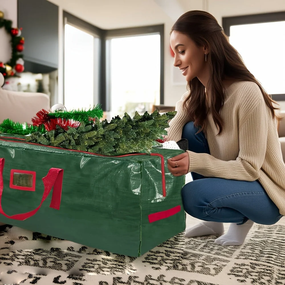 Durable Waterproof Organizer for Holiday Tree Storage - Image 9