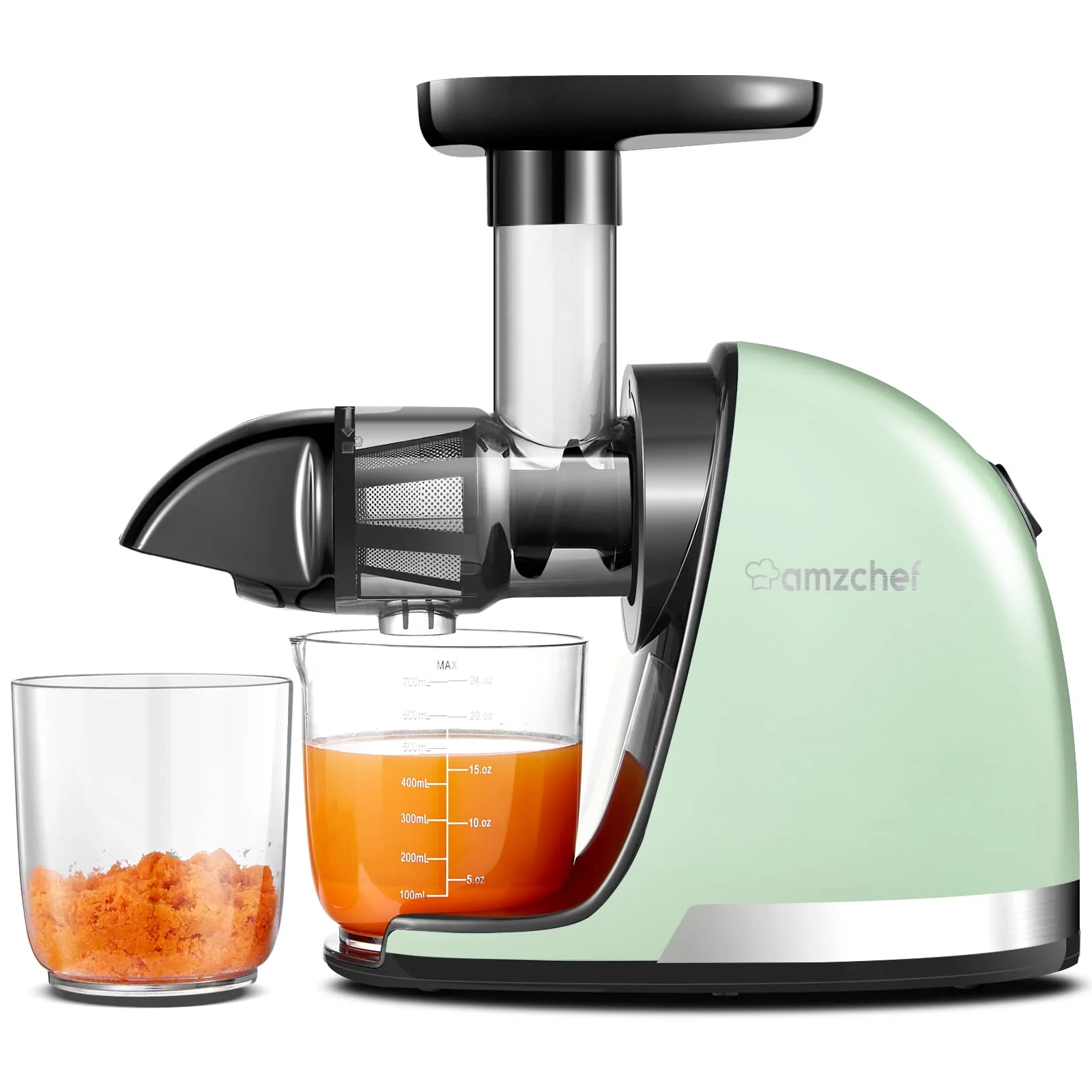 AMZCHEF Slow Juicer Machine ZM1501 Green 1