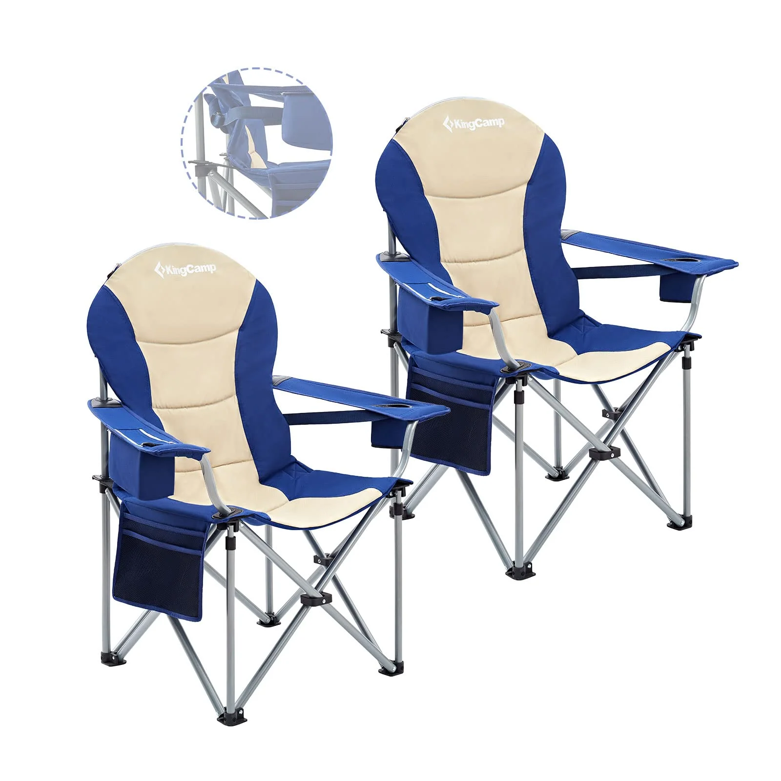 KingCamp Lumbar Support Oversized Camping Chair - Image 4