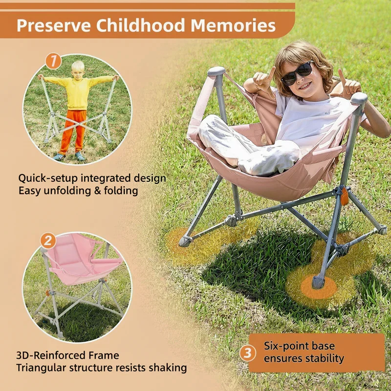 KingCamp Portable Kids Hammock Chair with Stand