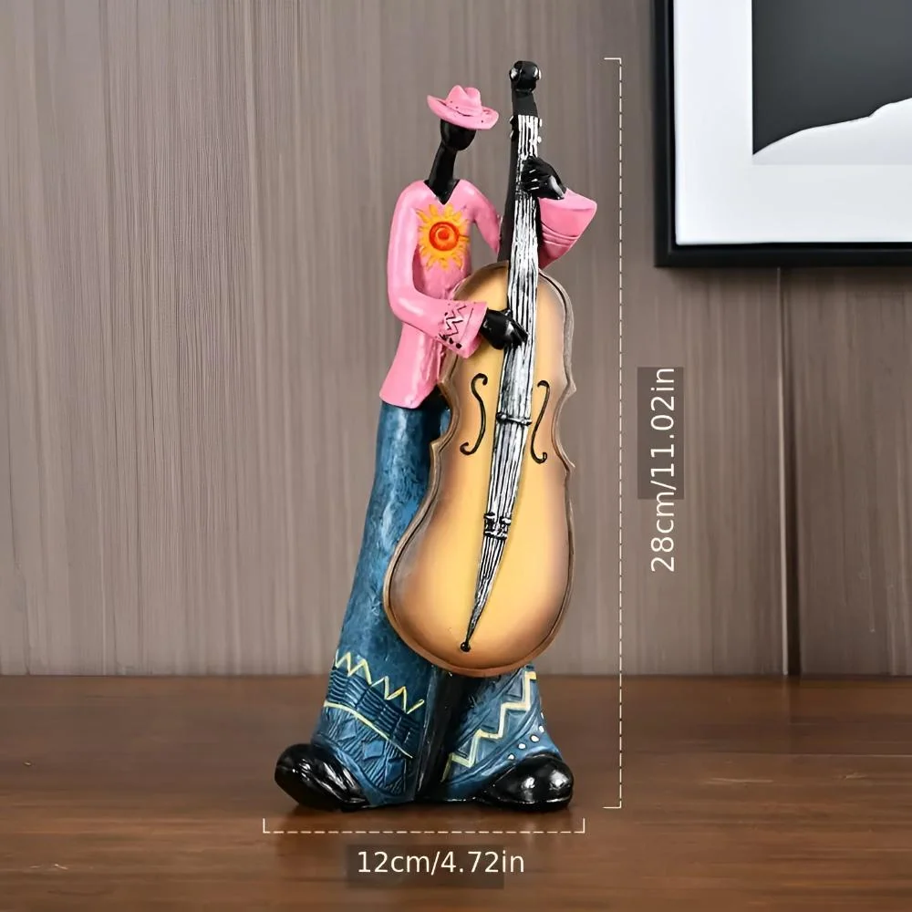 Tabletop Figurine Resin Abstract Jazz Design - Image 8