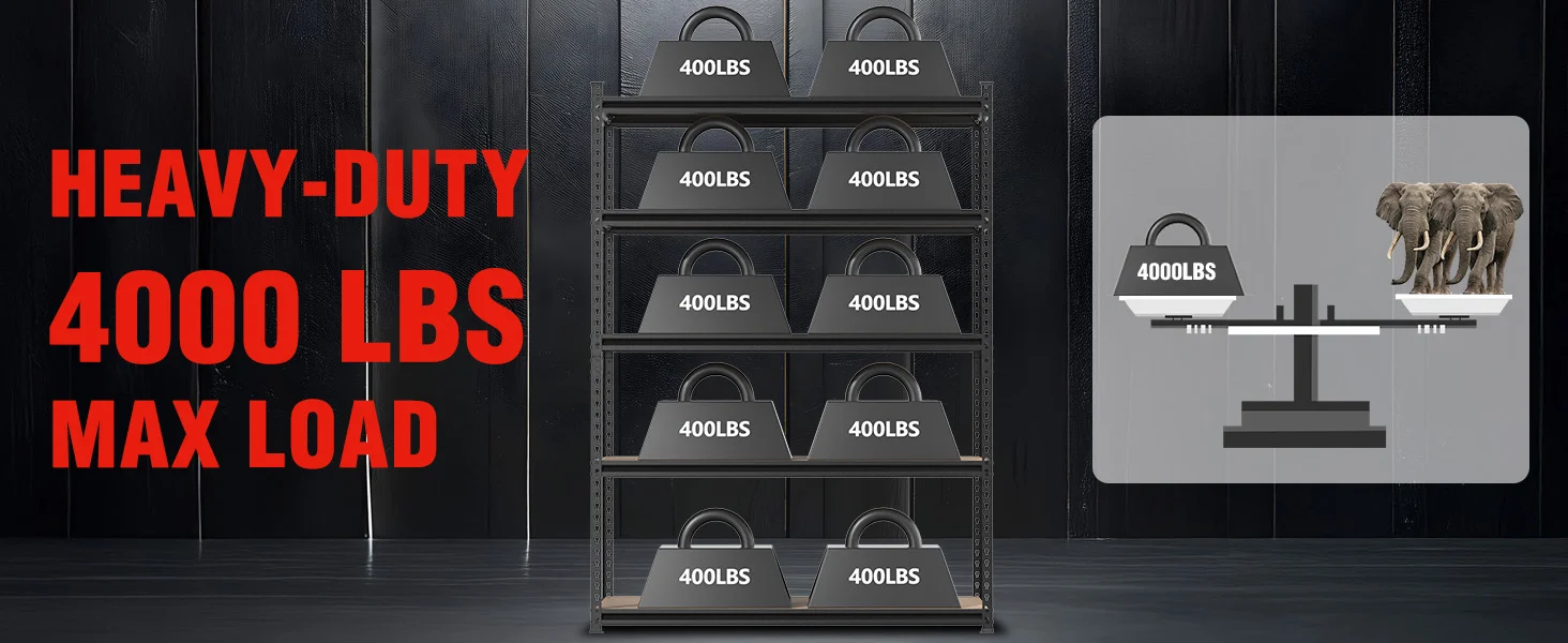 Metal weight rack with multiple 400LBS plates, heavy duty 4000 LBS max load, innovation and durable design