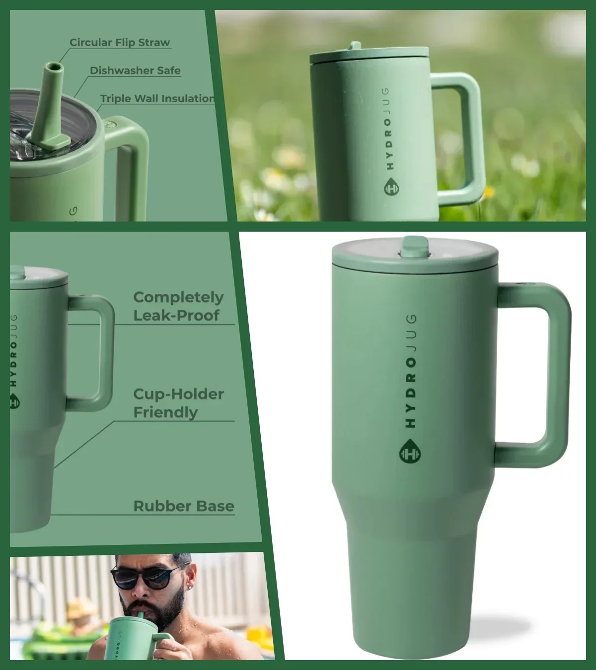 Flip Straw Insulated Tumbler - Image 8
