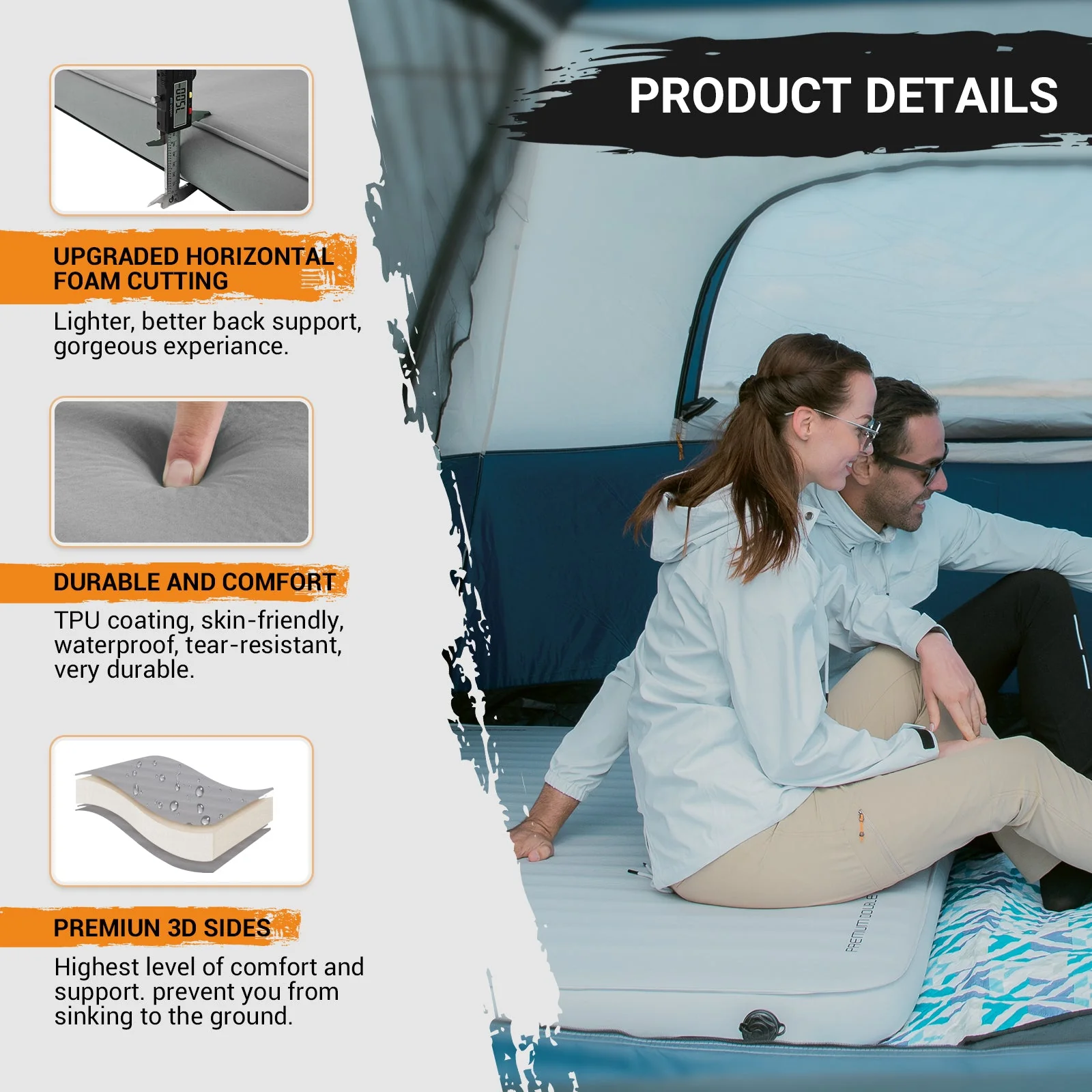 KingCamp PREMIUM Self Inflating Foam Sleeping Pad Double/Single - Image 31