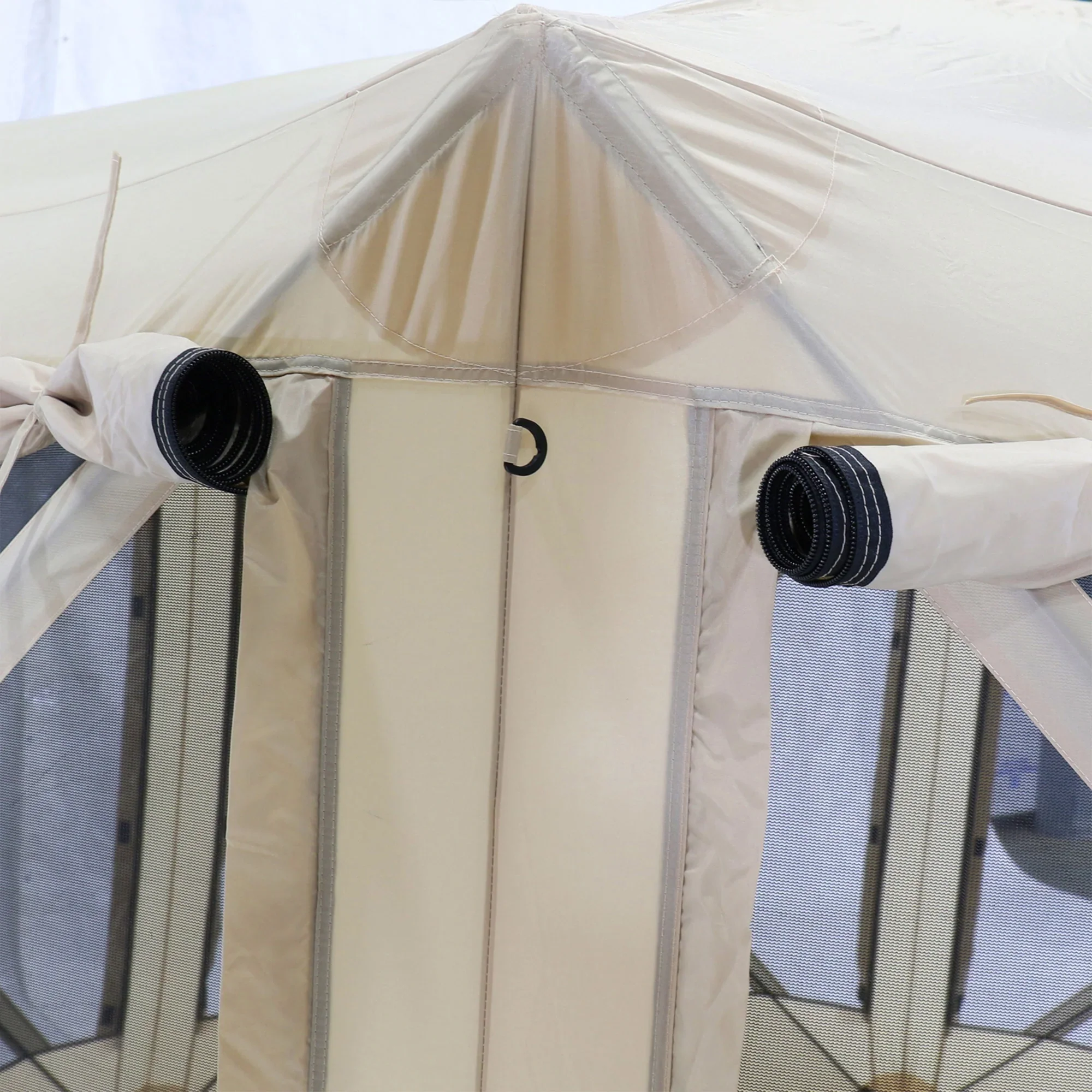 CLAM Quick-Set Pavilion 12.5 x 12.5' Portable Outdoor Canopy Shelter, Green - Image 21