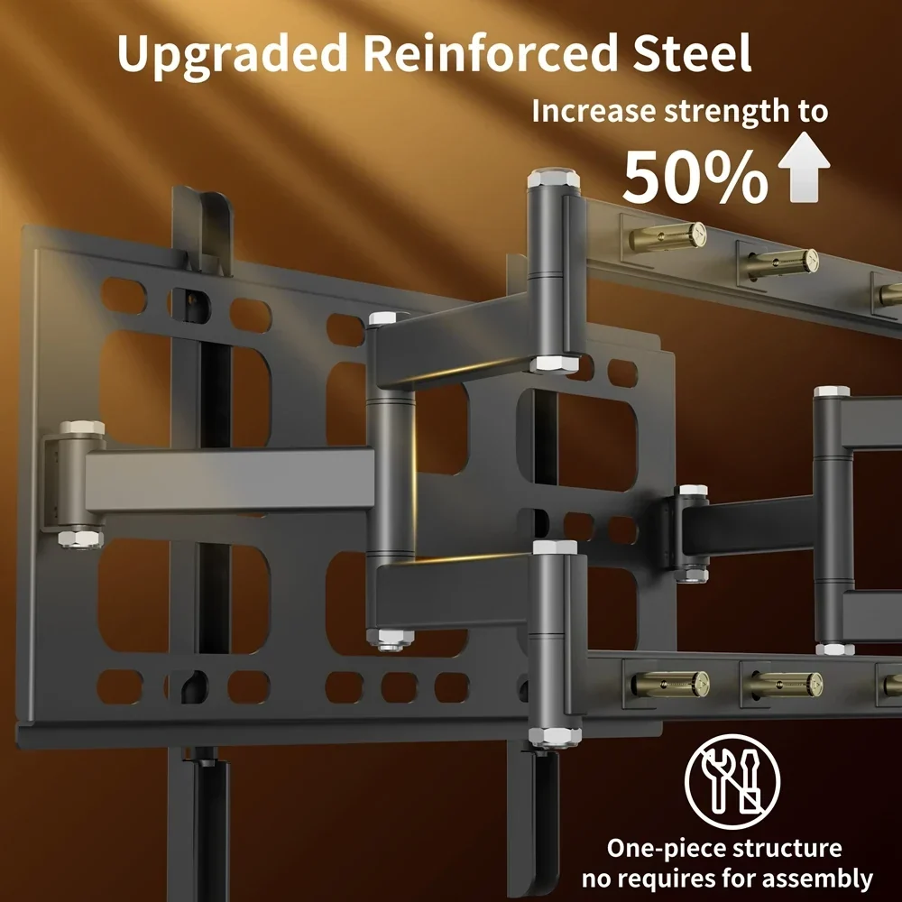 Adjustable Wall Bracket for TVs with Full Motion Capability - Image 3