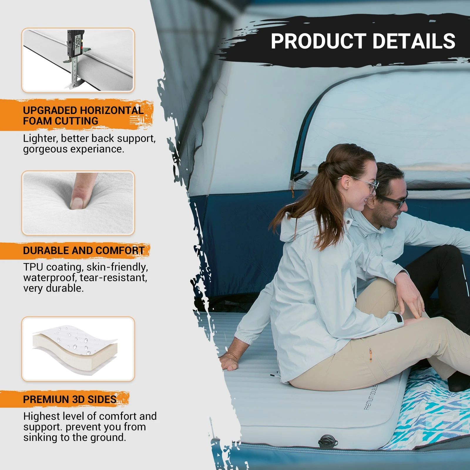 KingCamp PREMIUM Self Inflating Foam Sleeping Pad Double/Single - Image 41