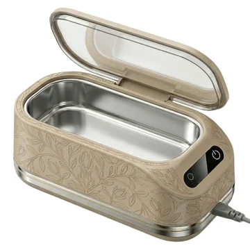 Jewelry Cleaner with Ultrasonic Technology, 48kHz Frequency, Steel Tank