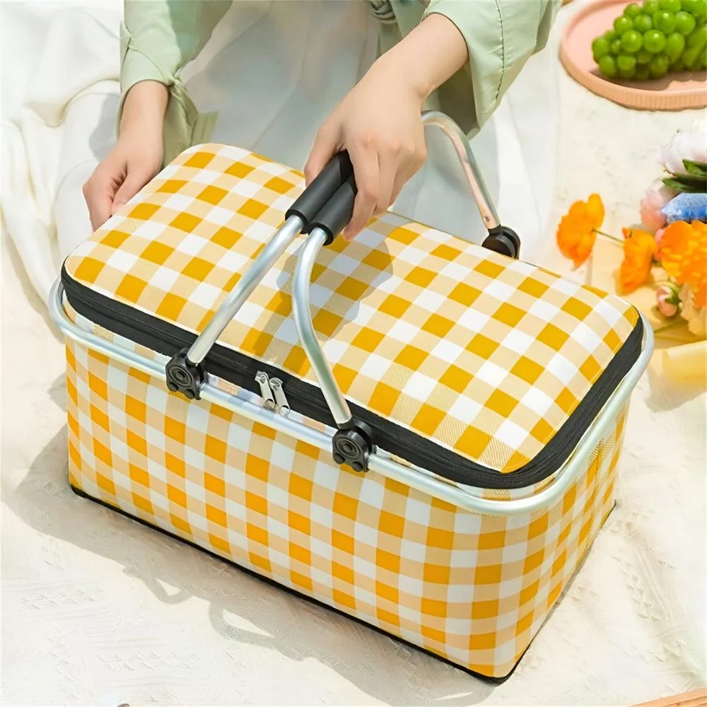 Picnic Basket Insulated Foldable 22L Padded Handles - Image 12