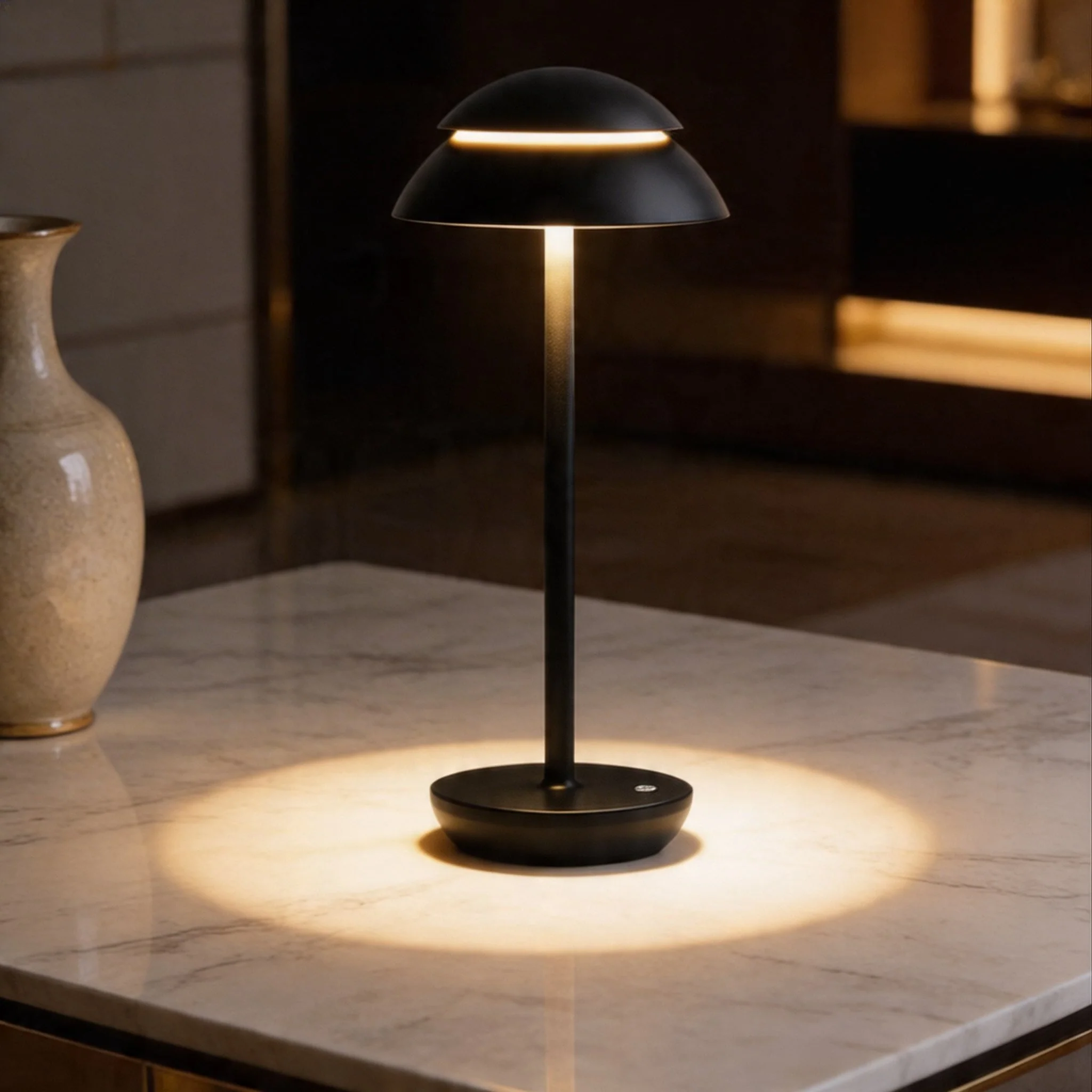Touch-Controlled Cordless Mushroom-Shaped Table Light - Image 3
