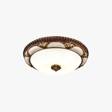 Chic Circular LED Ceiling Fixture with Modern Flair