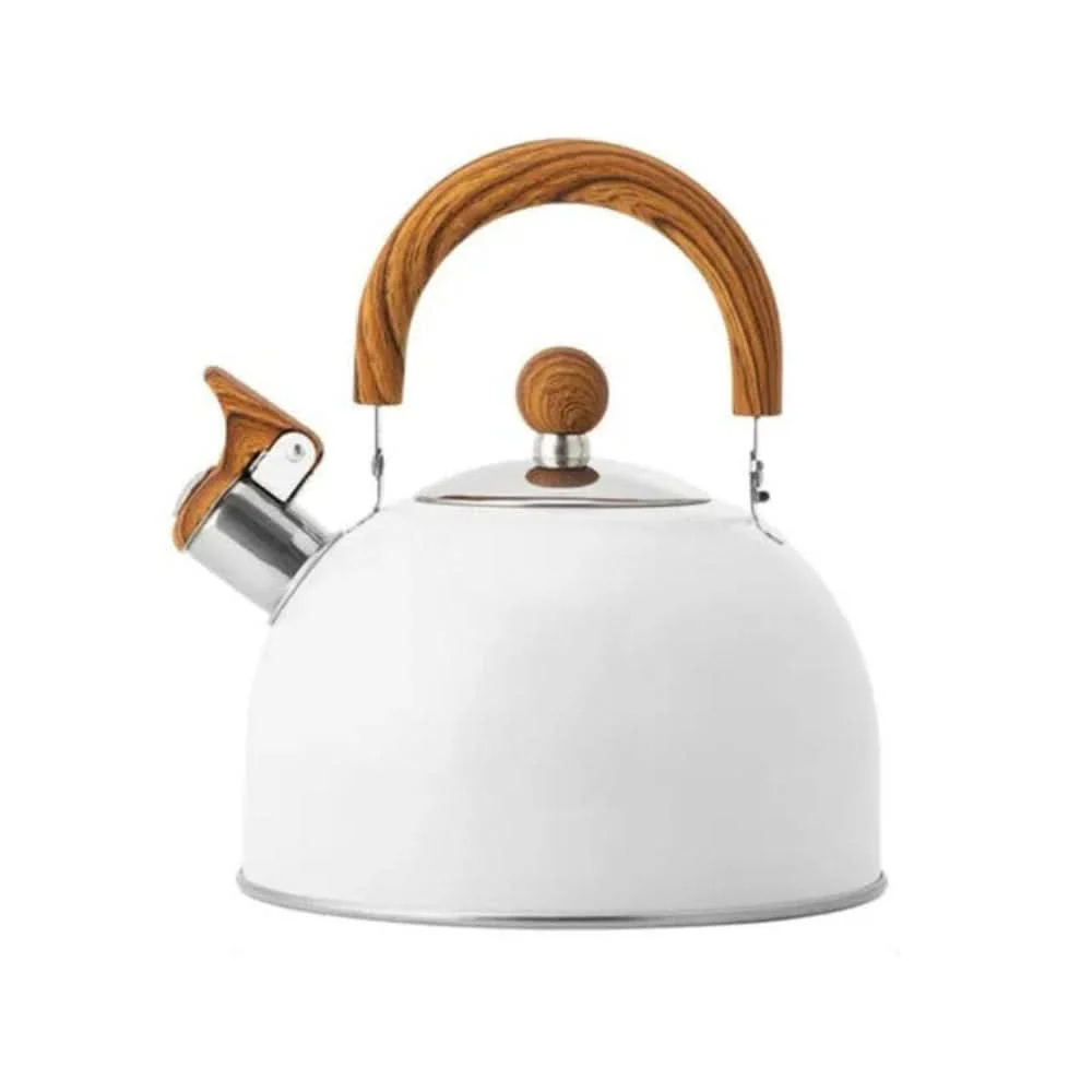 Classic Stainless Steel Kettle with Whistle for Quick Boiling - Image 6