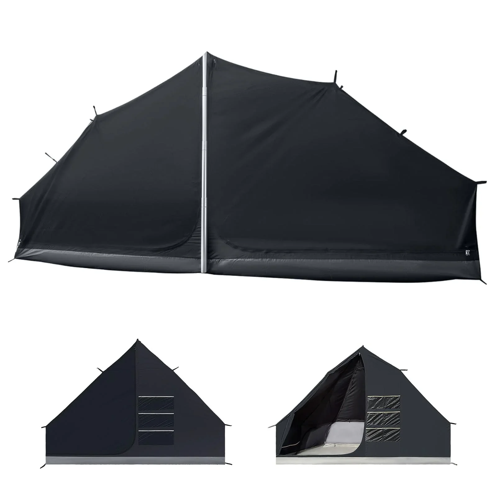 KingCamp Khan Villa Luxury 4-Season Glamping Tent Bundle