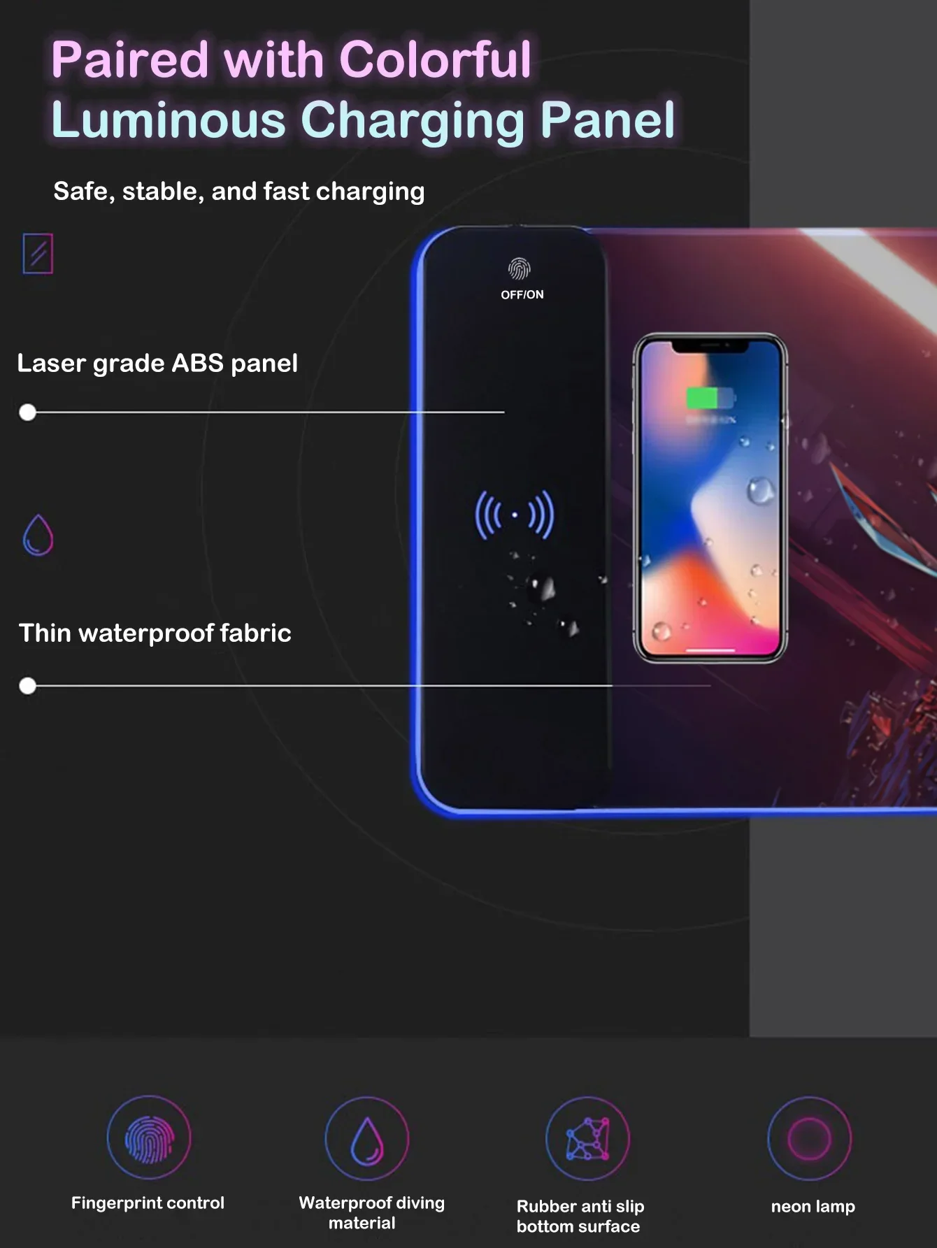 15W RGB Wireless Charging Pad for Enhanced Illumination - Image 6