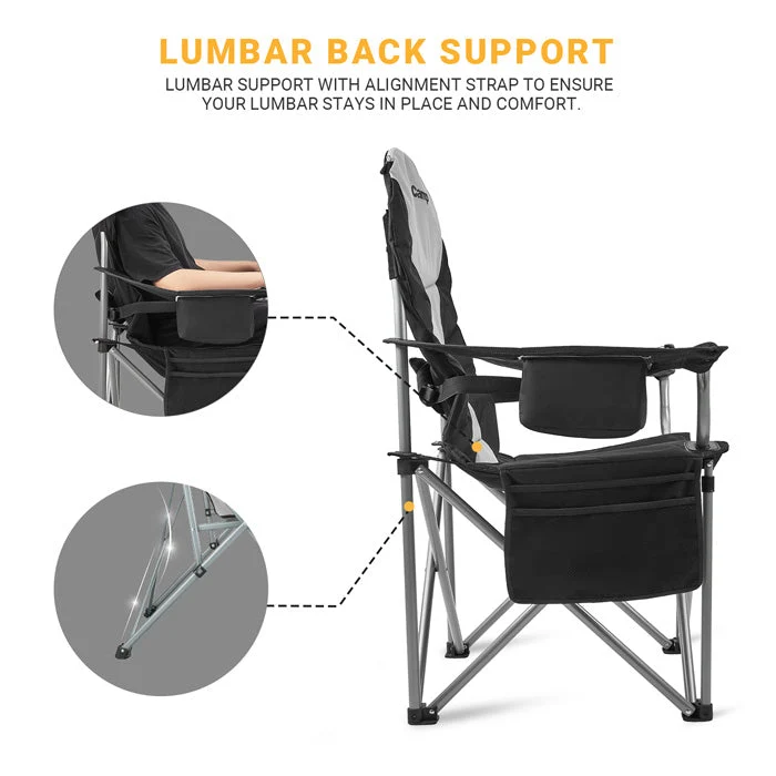KingCamp Lumbar Support Oversized Camping Chair - Image 17
