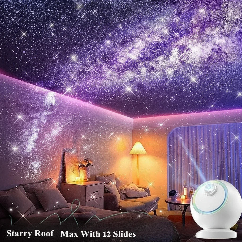 Celestial Bliss LED Nightlight Projector with Bluetooth Sound - Image 8