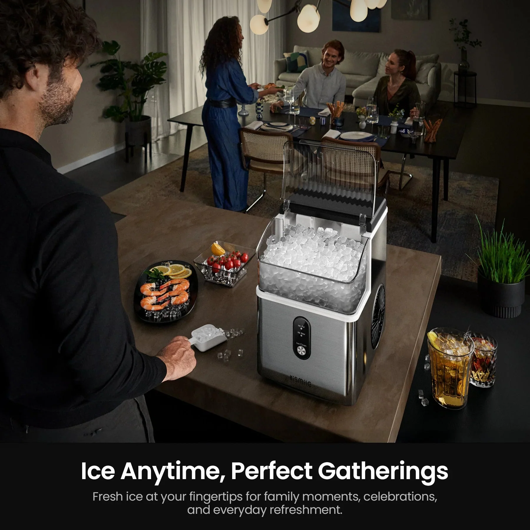 Nugget Sonic Ice Maker Stainless Steel Z5815NB - Image 11