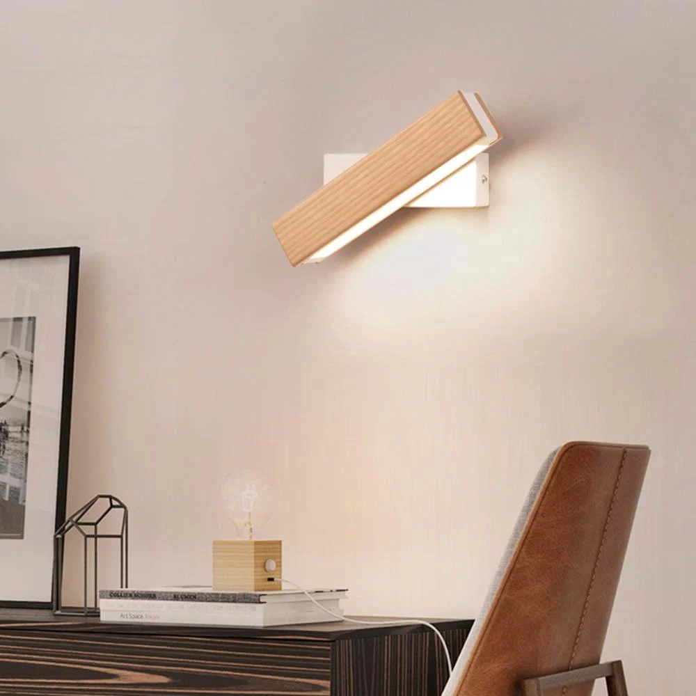 Sleek Rustic LED Wall Light for Modern Spaces - Image 4