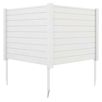Costway 48"L x 37.5"H Air Conditioner Fence with 3 Ground Stakes