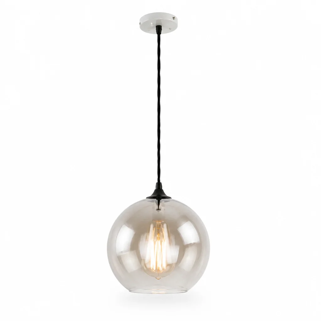 Pendant Light Metallic Gradient Glass Energy-Efficient LED - Image 9