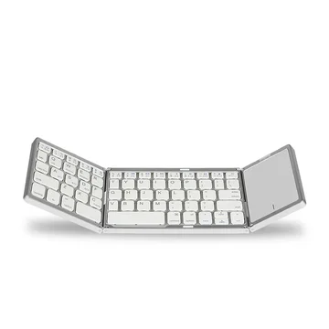 Compact Bluetooth Keyboard with Touchpad – Foldable Design