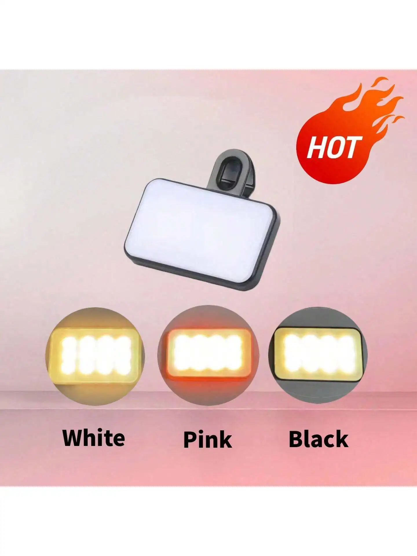 Compact Clip-On LED Light for Photography - Image 10
