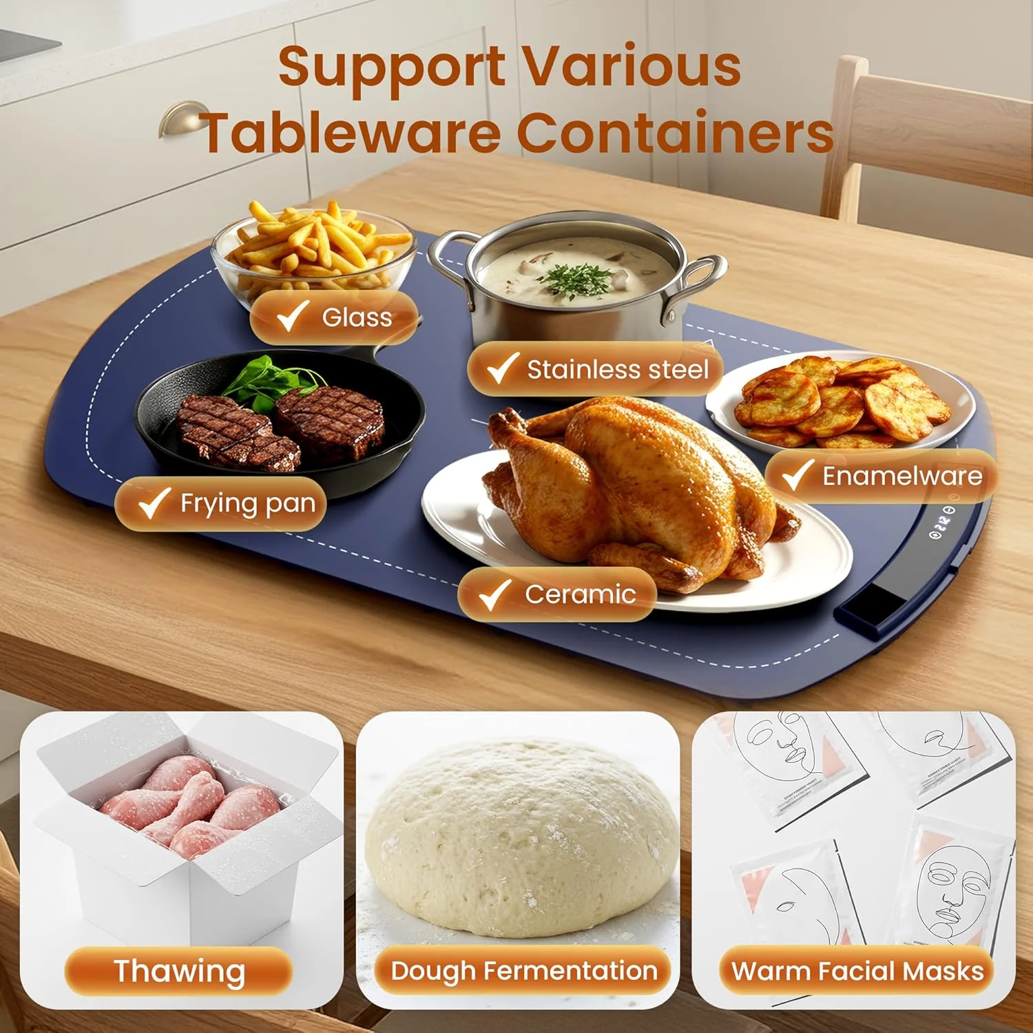 Kismile Food Warming Mat 29604KWB0 - Image 4