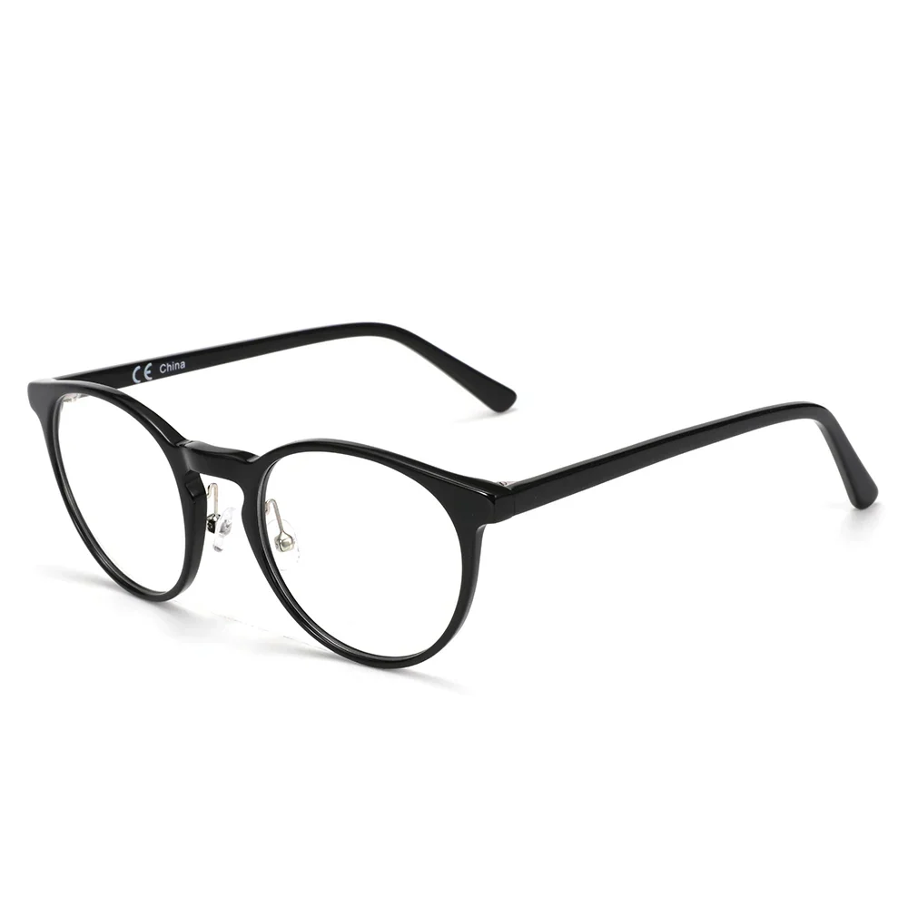 Vintage Round Eyewear with Glass Lenses - Image 3