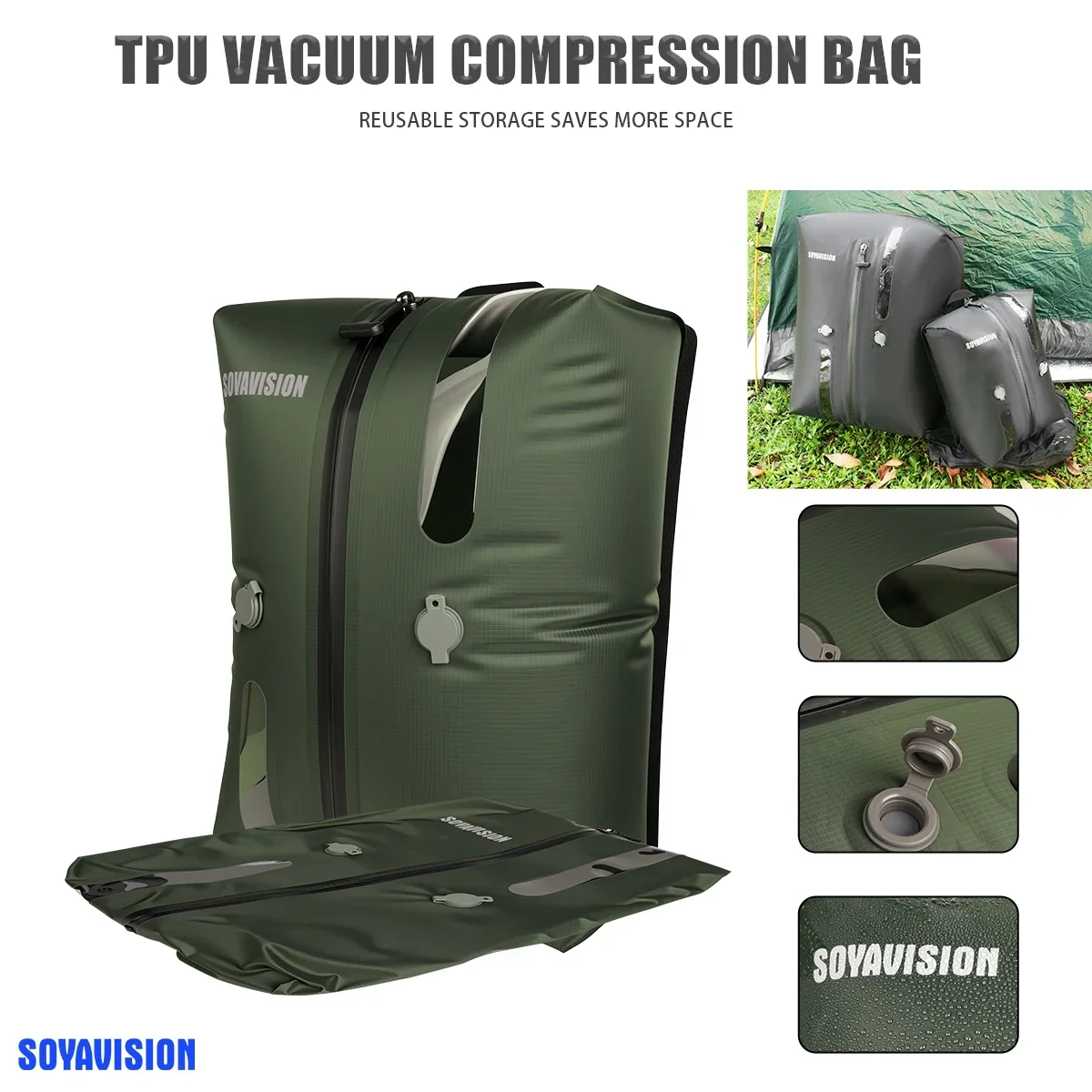 Travel Compression Storage Bags for Vacuum Sealing - Image 14