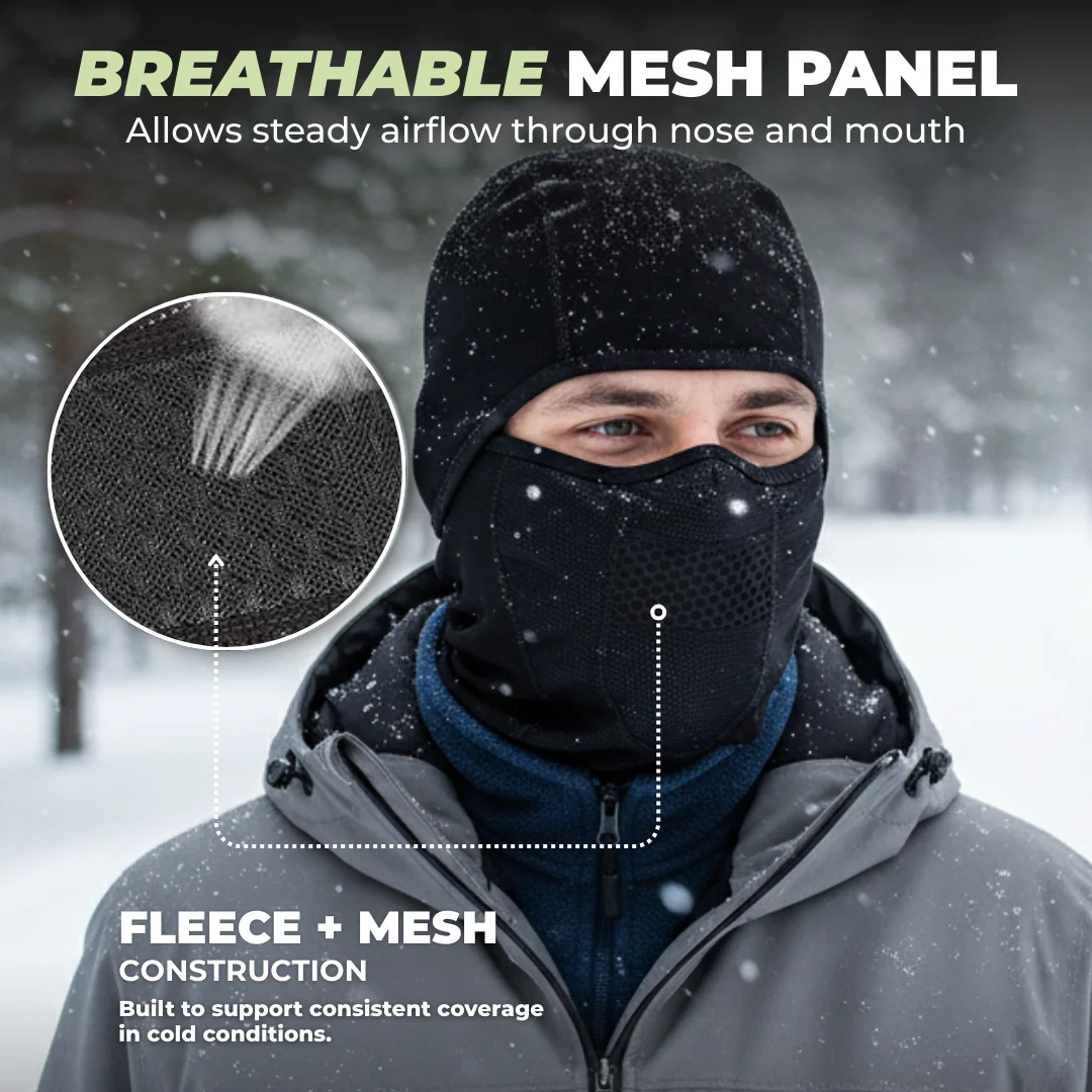 Cold Weather Balaclava Ski Mask for Winter Sports and Riding