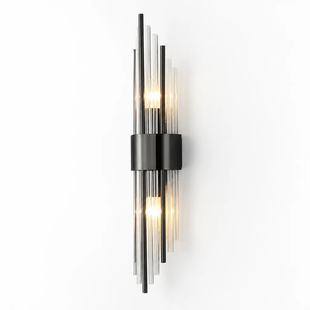 Indoor Wall Light Crystal LED Stainless Steel - Image 5