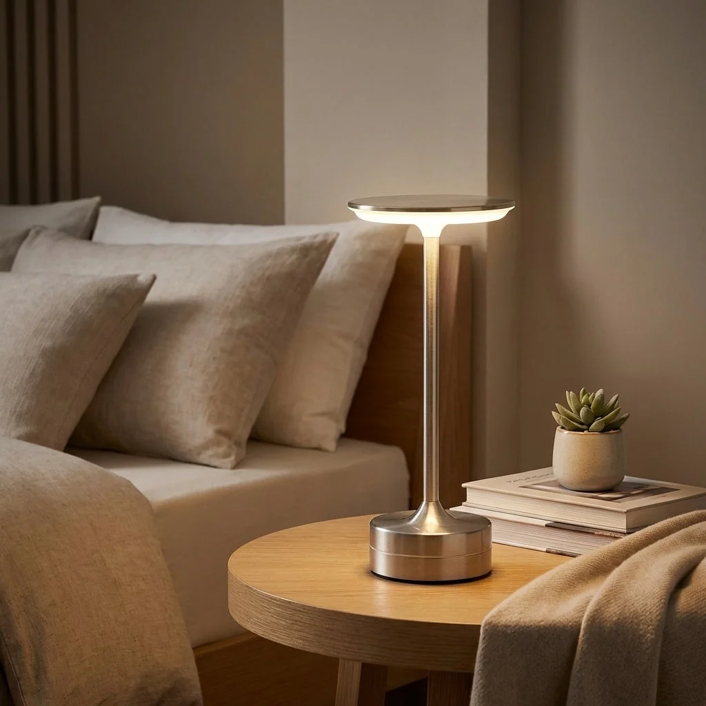 LED Desk Lamp with Touch Sensor - Contemporary Design