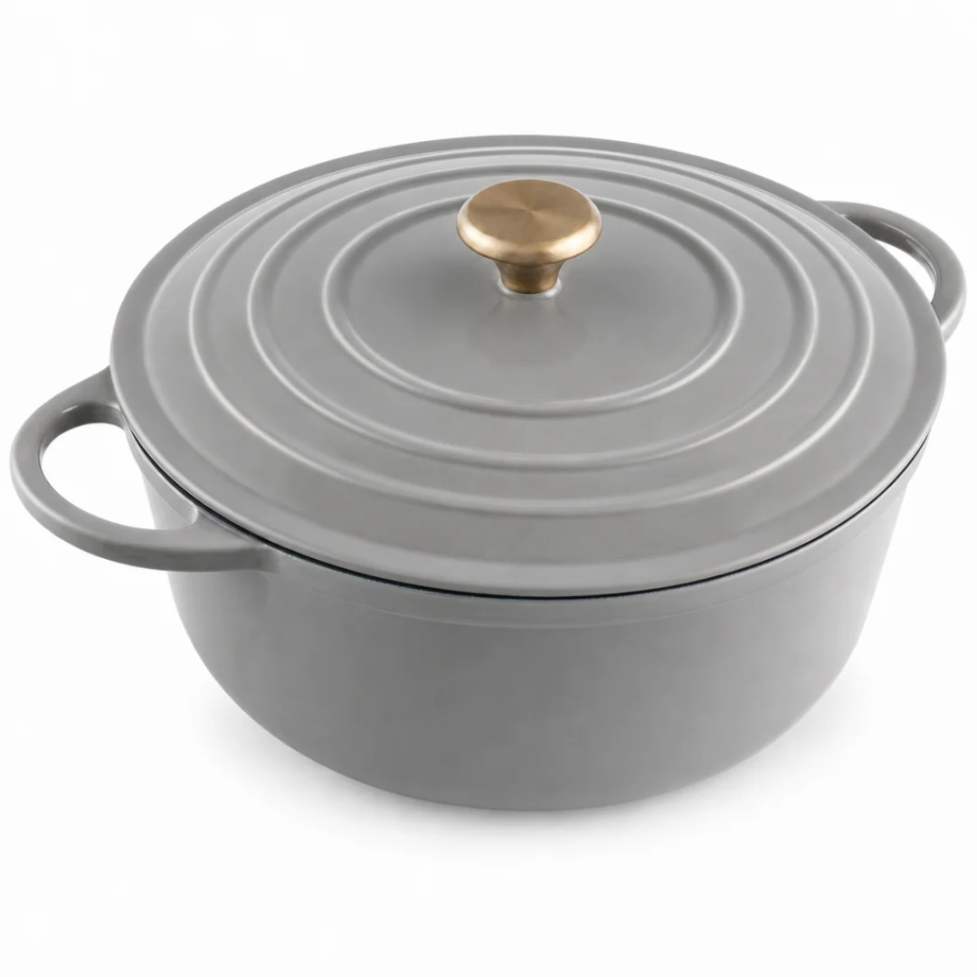 Enameled Cast Iron Dutch Oven with Lid – 6.4 Quart for Baking - Image 3