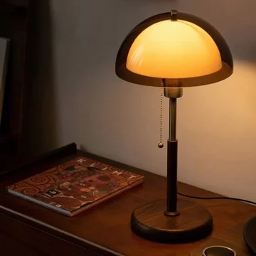 Modern Design Dual-Dome Table Lamp for a Cozy Ambiance