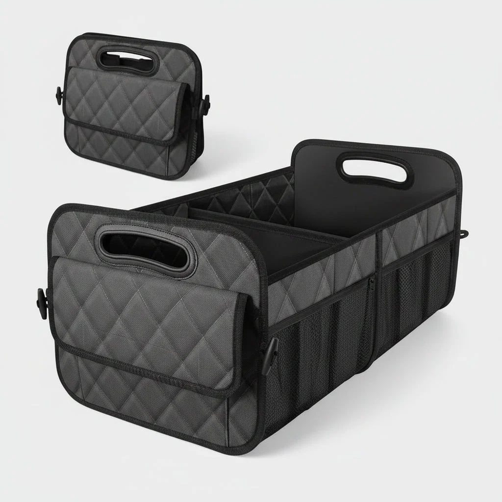 Spacious Waterproof Trunk Organizer – Foldable Car Storage Solution - Image 5