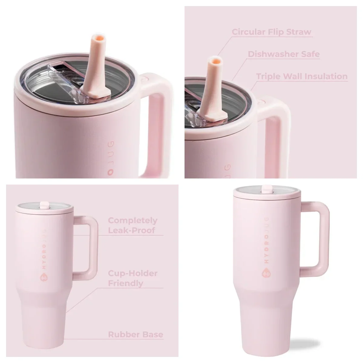 Flip Straw Insulated Tumbler - Image 7