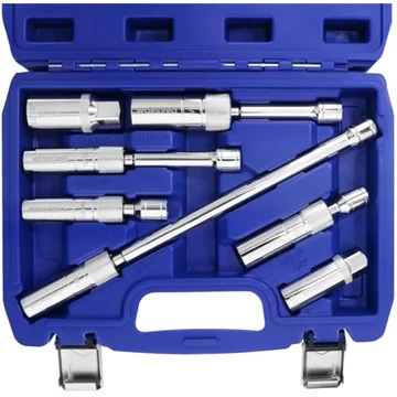 WORKPRO 7 PCS Magnetic Swivel Spark Plug Socket Set