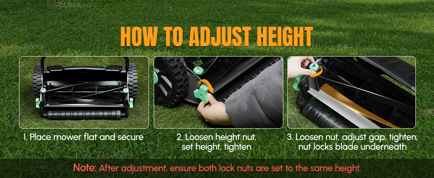 push reel lawn mower
