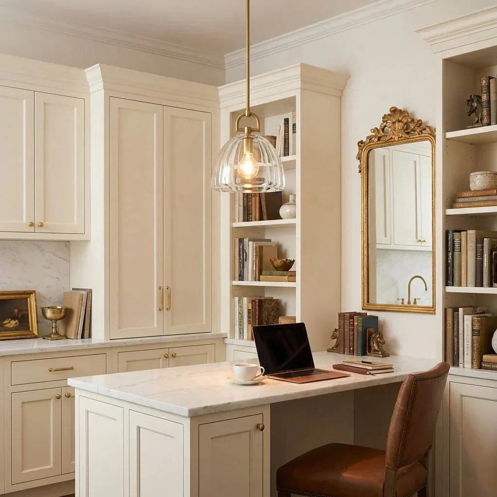 Elegant Glass Dome Pendant Light for Modern Kitchens - Image 8