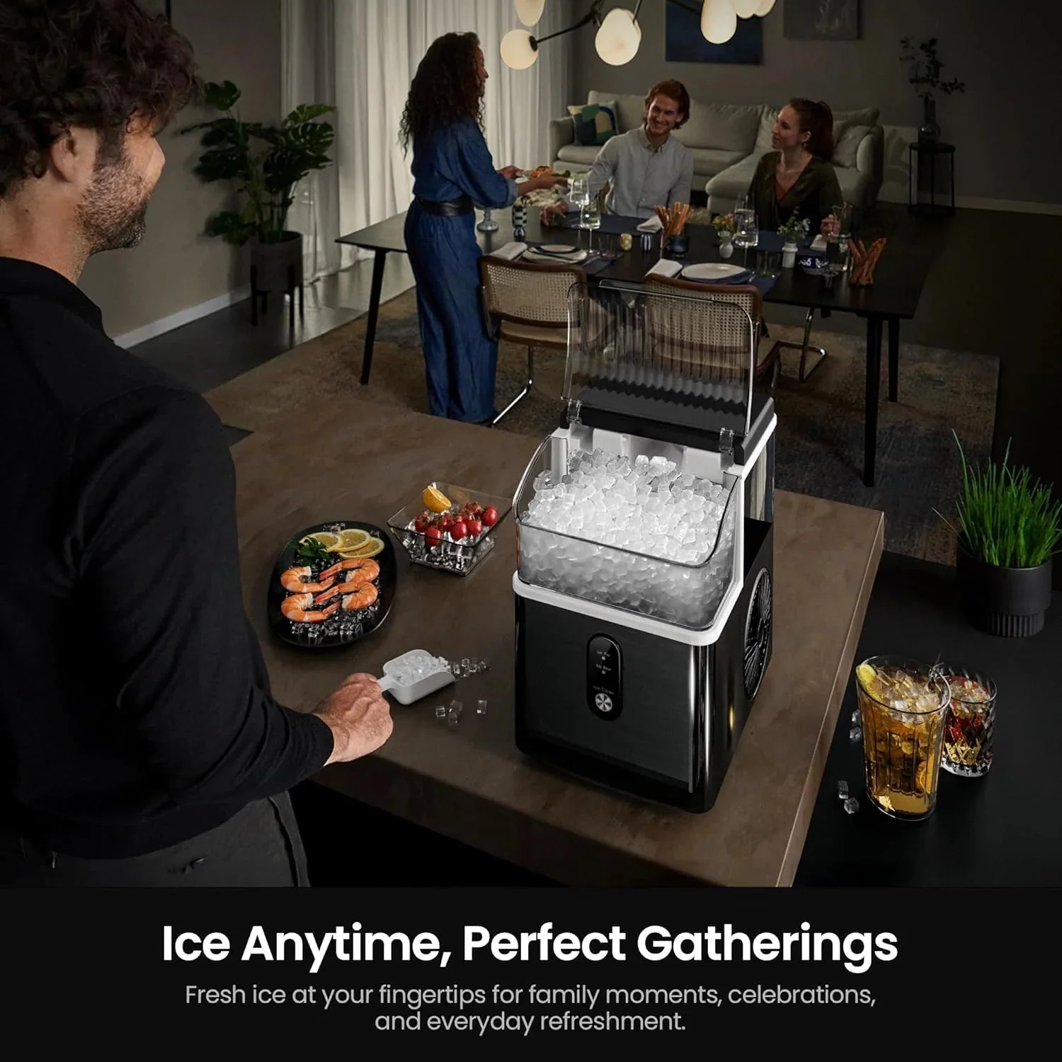 Nugget Sonic Ice Maker Stainless Steel Z5815NB - Image 6