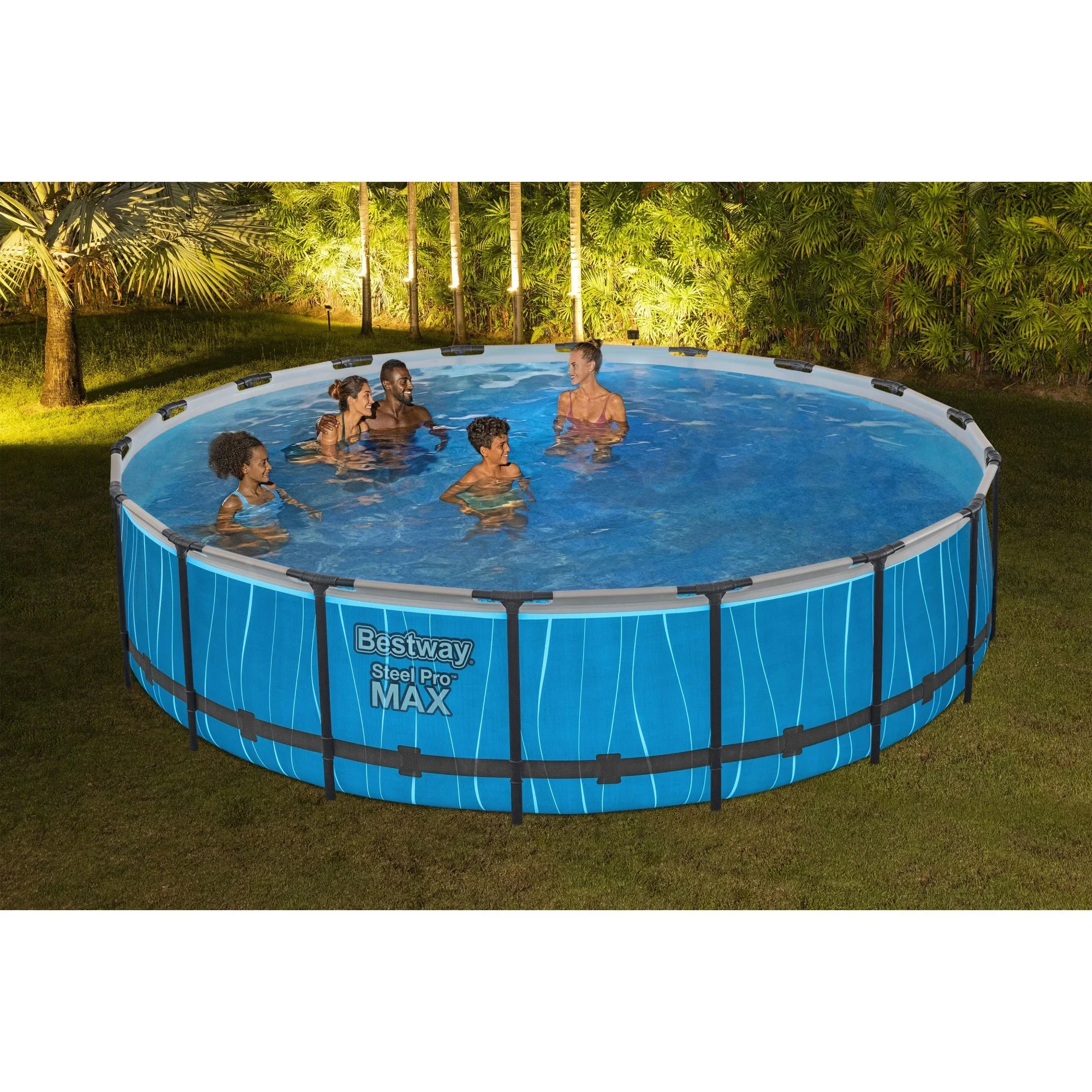 Bestway Steel Pro MAX 12' x 30" Above Ground Outdoor Swimming Pool Set - Image 42