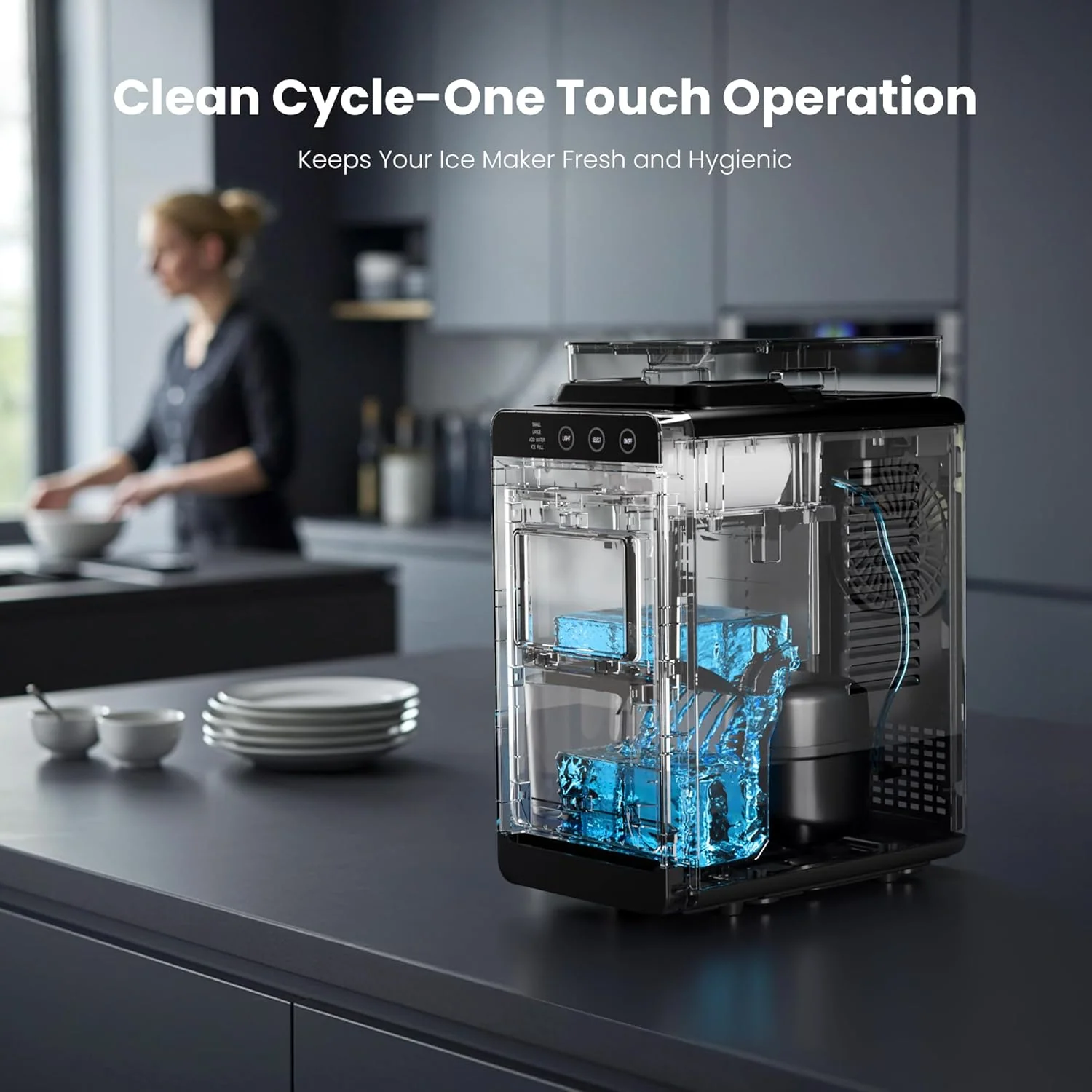 Kismile Ice Makers Countertop 58212RIM0 - Image 11