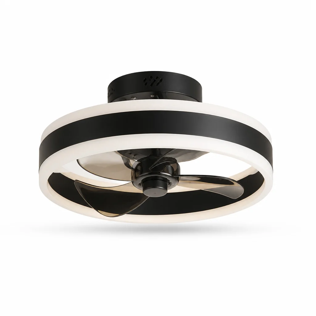 Flush Mount Ceiling Fan Dimmable LED Energy-Efficient - Image 4