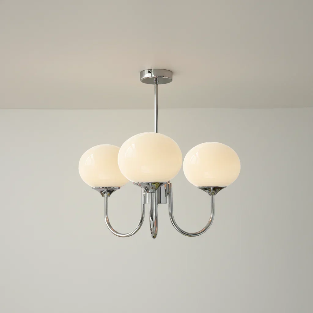 Chic Pastel Pink Ceiling Fixture with Gold Accents - Image 18