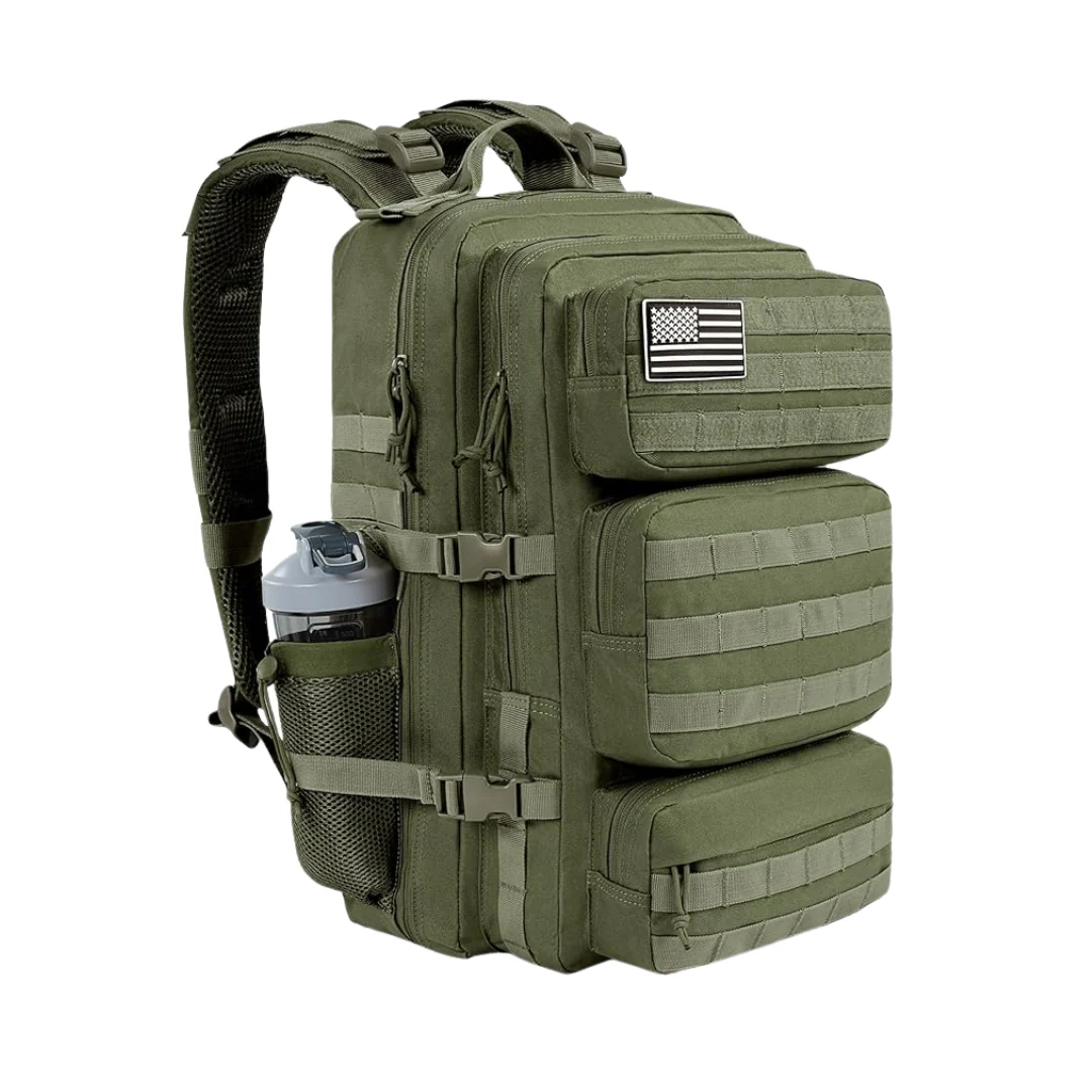 Military Style Backpack with MOLLE System and Various Pockets - Image 7