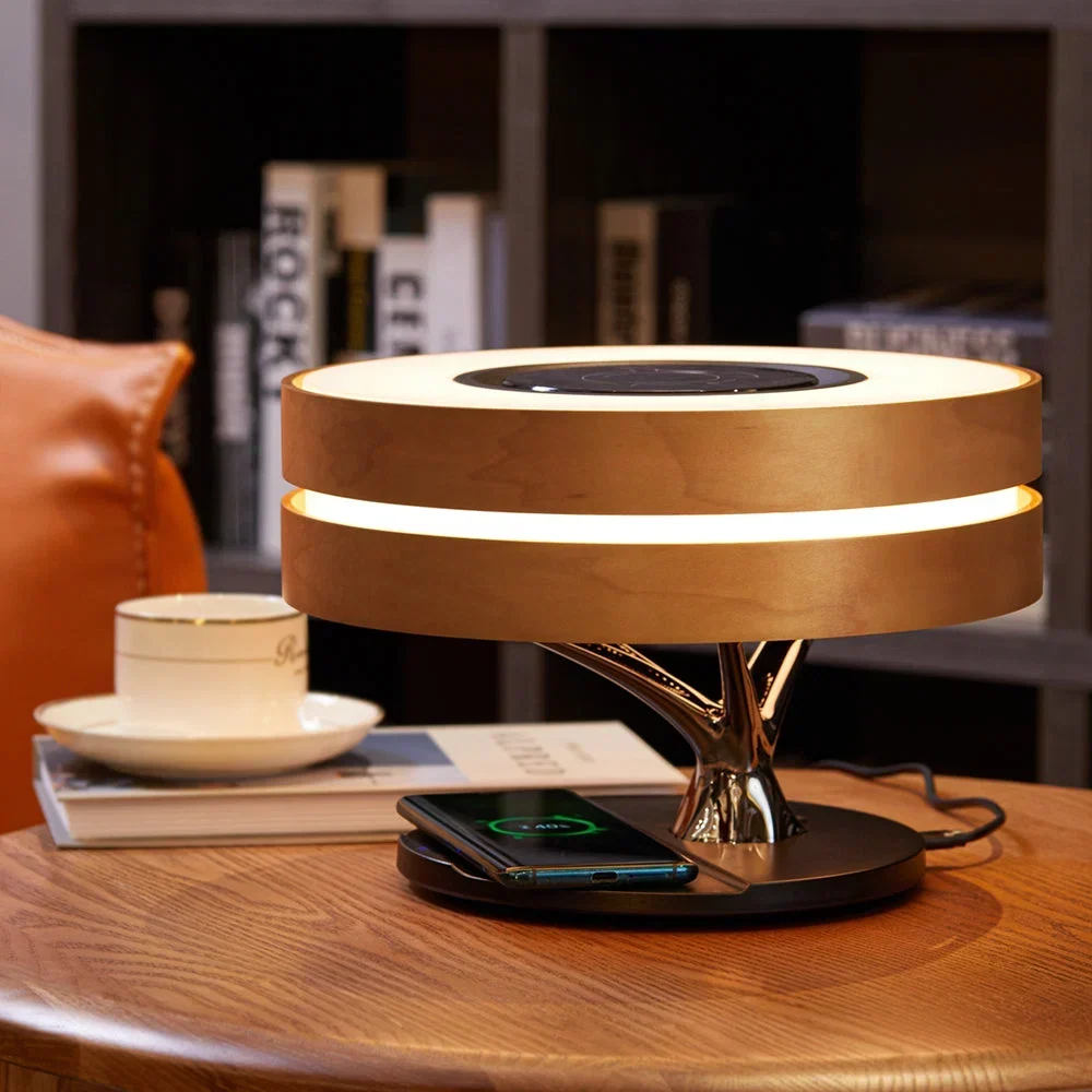 Smart Lamp with Wireless Charging and Bluetooth Audio - Image 5