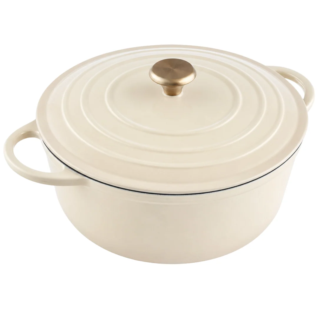 Enameled Cast Iron Dutch Oven with Lid – 6.4 Quart for Baking - Image 7